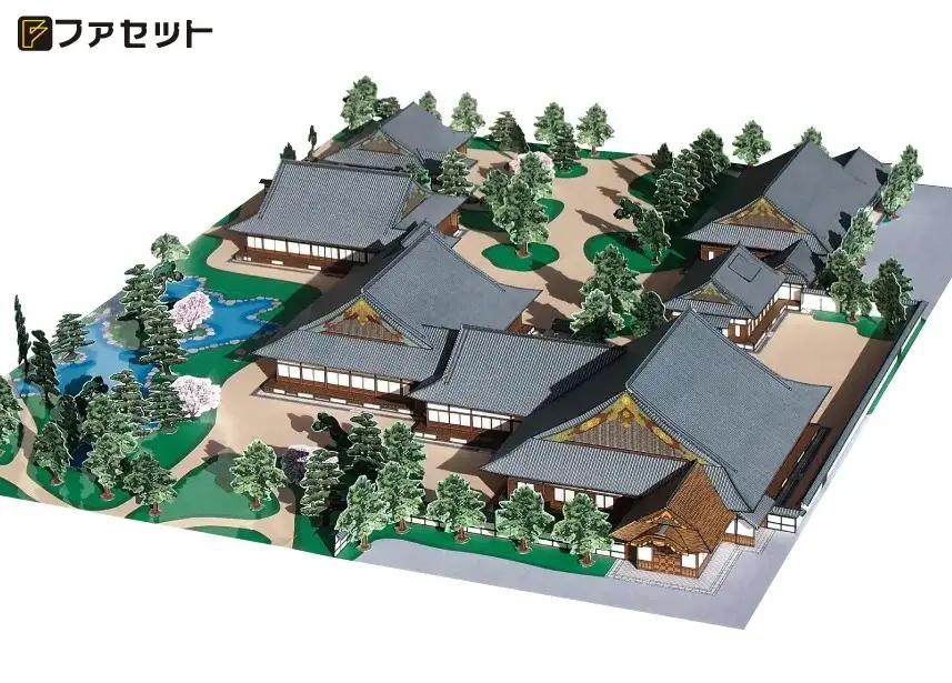 1258 国宝 二条城 二之丸御殿ペーパークラフト