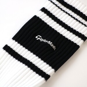 【2026年2月中旬から順次発送】 テーラーメイド ラインドクルーソックス 1足 TL700【ホワイトブラック】 《 靴下 25センチ 26センチ 27センチ くつ下 ソックス テーラーメイド ランド