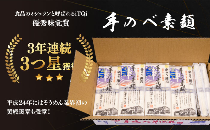【手のべ陣川】 島原 手延べ そうめん 5kg / SC-55 / 袋入 / 南島原市 / ながいけ [SCH018]