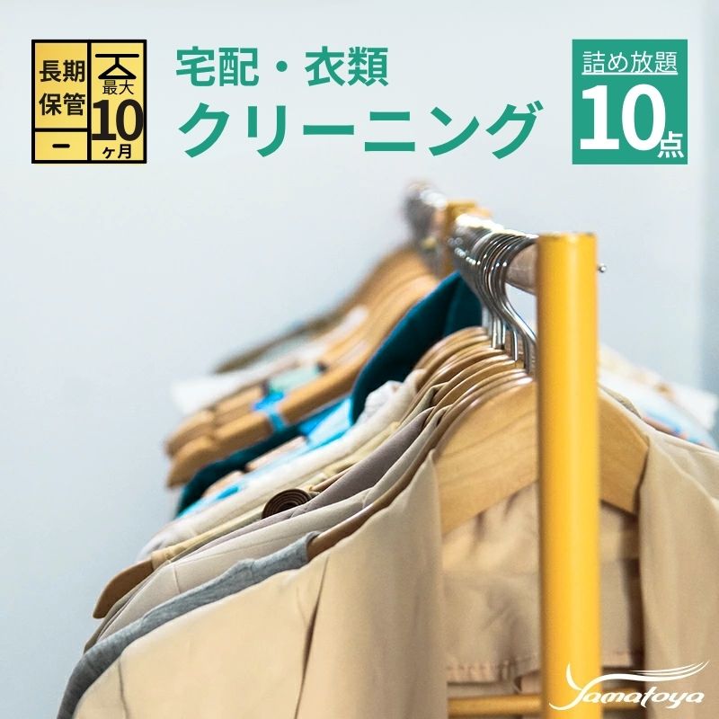 【ふるさと納税】衣類の宅配クリーニング 10点まで 詰め放題 保管付き ハンガー仕上げ 保管付き 送料無料 ダウン ワンピース シミ抜き無料 保管 安い 冬物 預かり 安心 保管あり 撥水加工 防虫 抗菌 除菌 引っ越し おすすめ ヤマトヤクリーニング 糸魚川