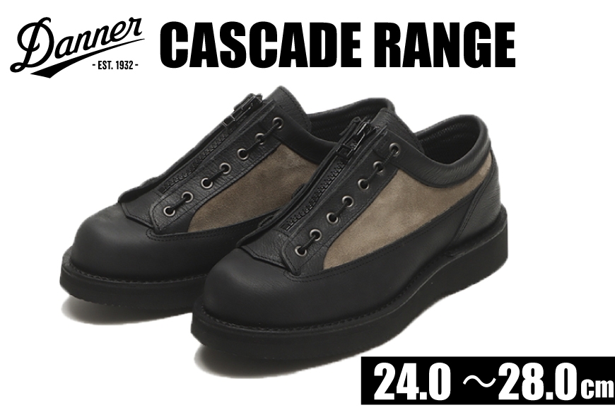 
                  DANNER 紳士靴 カスケードレンジ ブラック【24.0cm～28.0cm】 [STUMPTOWN渋谷店 石川県 志賀町 sk17jkf70294] 靴 くつ レザー 革 紳士
                