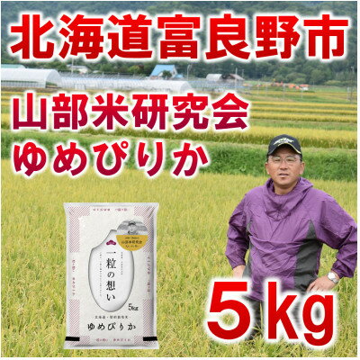 【ふるさと納税】【特A受賞米】◆令和7年産先行予約◆北海道富良野市産ゆめぴりか　精米5kg【1399321】