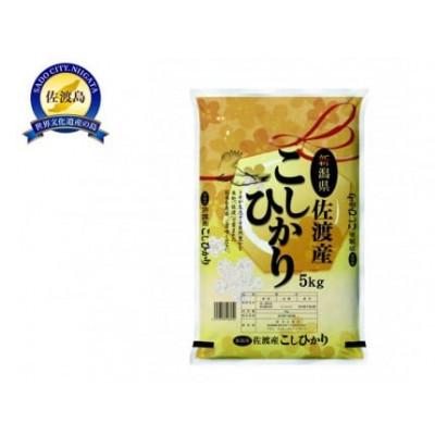 ふるさと納税 佐渡市 【毎月定期便】佐渡産コシヒカリ5kg全3回