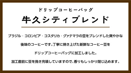 【メール便】 南部珈琲 ドリップ コーヒー バッグ 「牛久シティブレンド」5パック