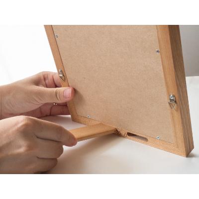 ふるさと納税 高山市 【オークヴィレッジ】角度が変えられる、卓上ミラー〔国産材　木製小物〕　TR3149 |  | 03