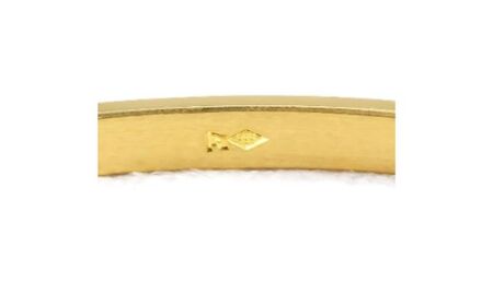 純金 24金 バングル 造幣局検定刻印付 ブレスレット 24K k24 鍛造技法 シンプル 地金 4mm幅 腕周り19cm用プレゼント ユニセックス 男女兼用 人気