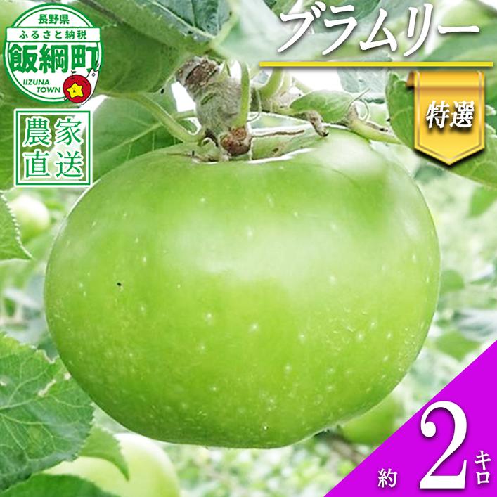 りんご ブラムリー 特選 2kg やまじゅうファーム 沖縄県への