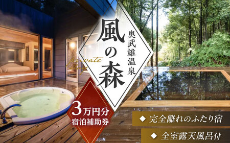 奥武雄温泉風の森　宿泊券 （30,000円分） 宿泊 [UEC001]