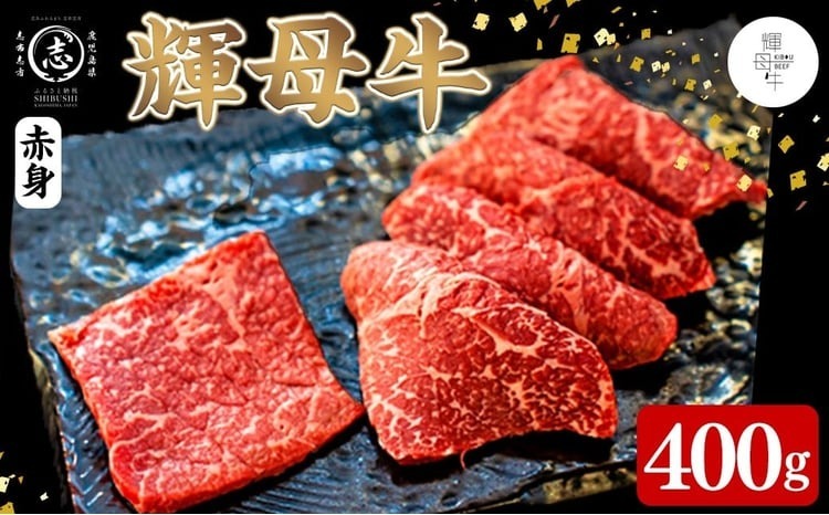 輝母牛焼肉用(赤身)(2人前400g/400g×1個) a9-049