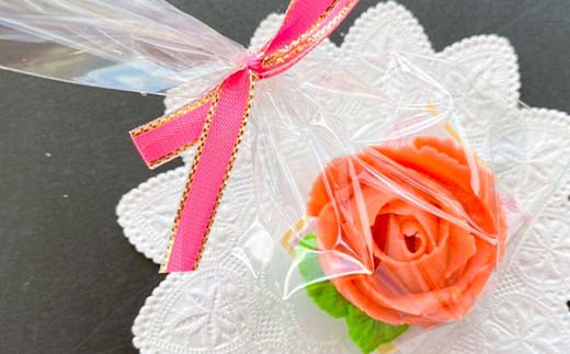 上生菓子のような食感！あんフラワークッキー10個入り 洋菓子 焼き菓子 お菓子 お花形 贈り物 プレゼント プチギフト 福島県 伊達市  クッキー スイーツ お茶菓子 お茶請け おやつ 菓子 食品 F
