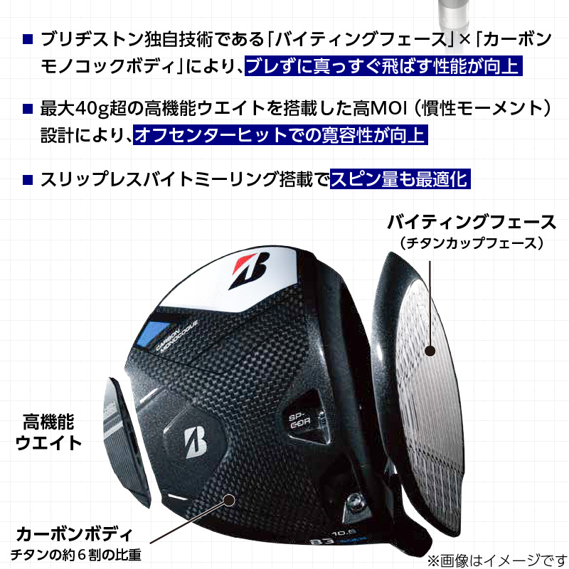 【2024年4月5日発売】 B3MAX DRIVER（VANQUISH BS40 MAXモデル） ロフト9.5_Nx140_ブリヂストン BRIDGESTONE ゴルフクラブ ドライバー B3MAX 