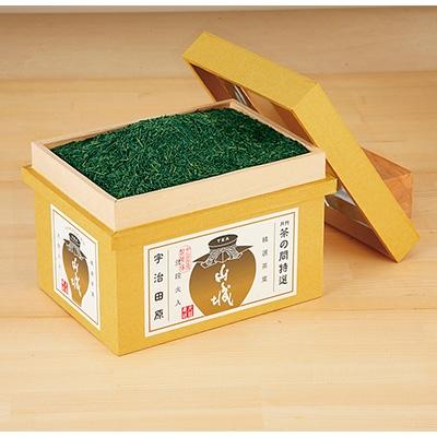 ふるさと納税 宇治田原町 熱湯かぶせ茶1kg木箱詰