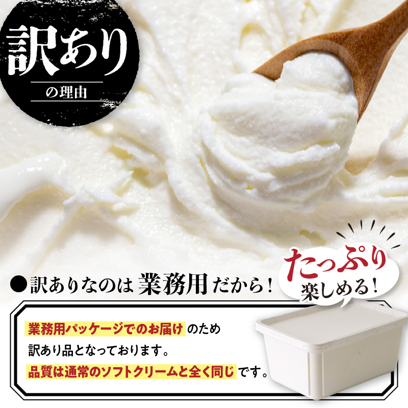 とよとみ牛乳ソフトクリーム パーティーサイズ【ミルク/季節のミックス 各1個1L（計2L）】｜訳あり 業務用 ファミリーサイズ ミルク/季節のミックス 2L