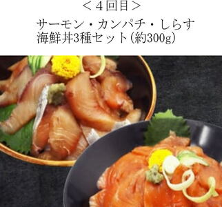 【全4回】困った時の1品に！＼晩ご飯直行／絶品おかず定期便（さば・鰻・サケ・海鮮丼） 【tkb304】