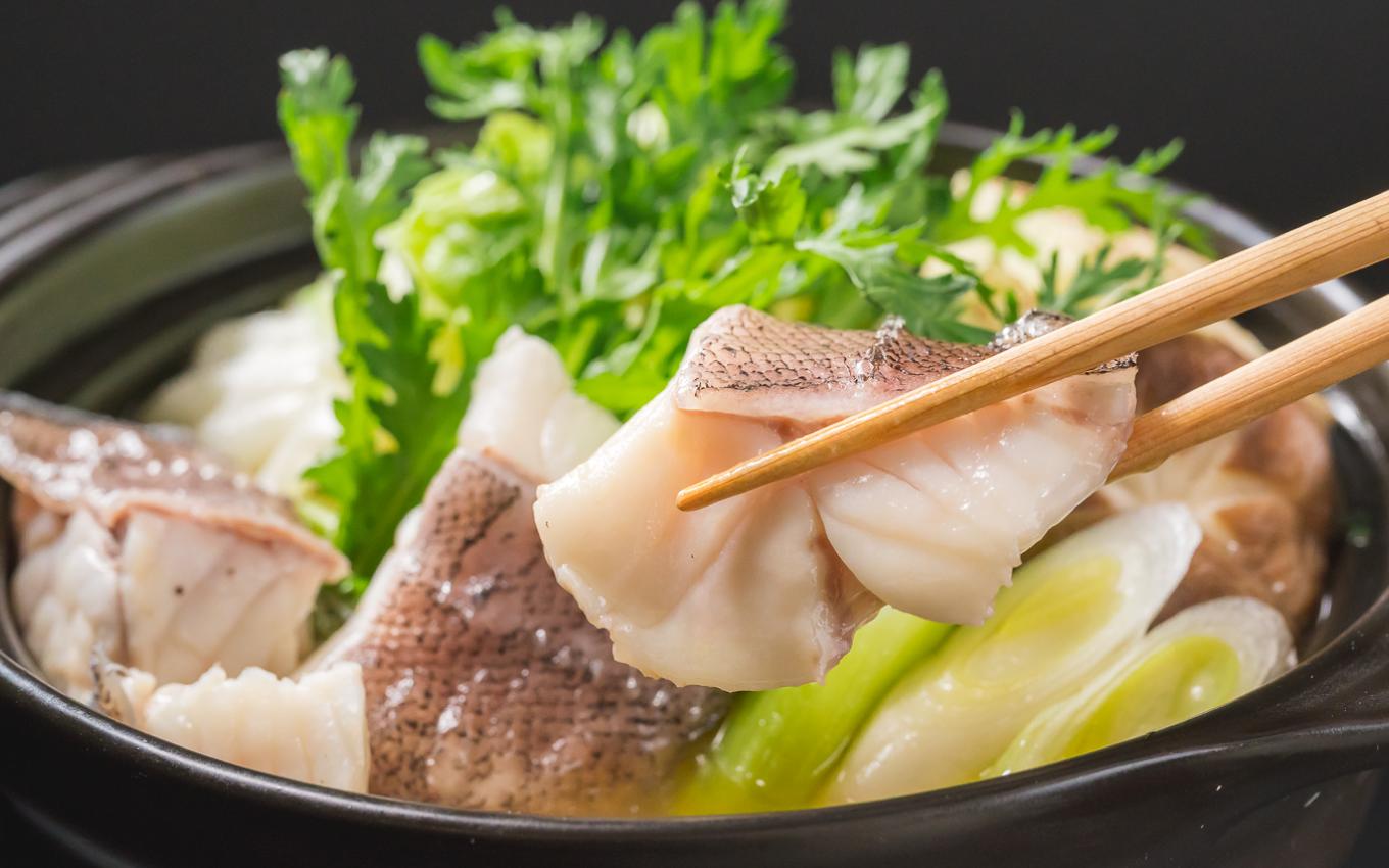 尾鷲マハタは火を通しても固くならず、
プリプリとした食感で、コラーゲンたっぷり！