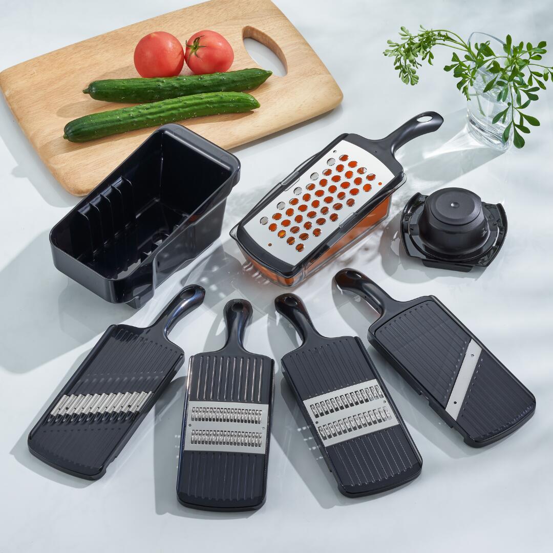 【ふるさと納税】一台5役 快速調理器セット スライサー おろし キッチン用品 燕三条製 新生活 一人暮らし [下村工業] 【022S028】