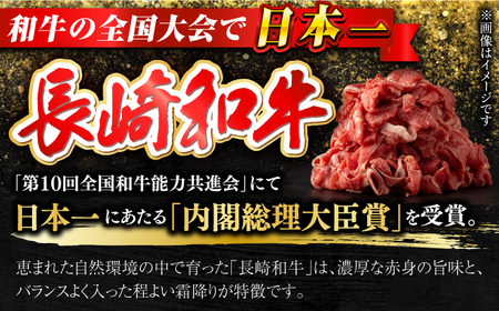 【訳あり】【日本一の和牛】長崎和牛 出島ばらいろ 肩ロース バラ 切り落とし 計400g 【合同会社　肉のマルシン】[RCI021]