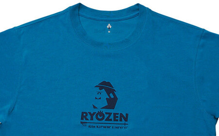 モンベルコラボ商品 RYOZEN Tシャツ ターコイズ M F20C-712