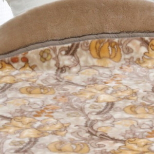 ROMANCE ゴールデンリリー ノルディック柄 マイヤー毛布 シングル 28305412