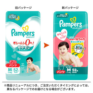 【パンツ】さらさらケア 2パック＆おしりふき2パック ［パンパース 紙おむつ 赤ちゃん ベビー 消耗品 日用品 乳児 幼児 子供 オムツ 孫］ ビッグ