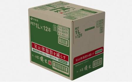 お～いお茶　濃い茶1L　12セット
