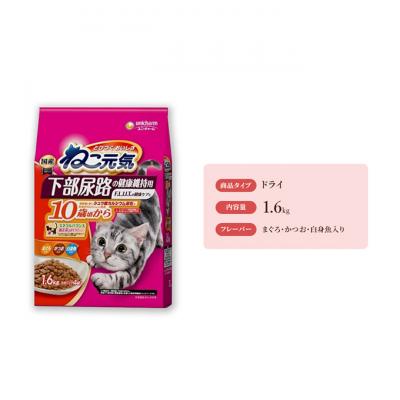 ふるさと納税 伊丹市 ねこ元気 下部尿路の健康維持用 10歳頃から まぐろ・かつお・白身魚入り[54030483]