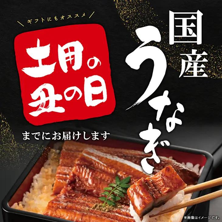 【丑の日までにお届け】 国産 うなぎ 蒲焼 2尾 計300g以上 鰻 K2390