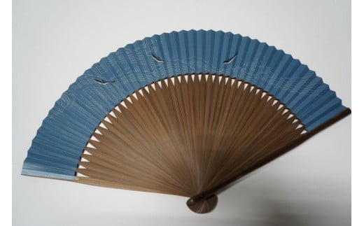 
            ◆男性用扇子（青鮎）
          