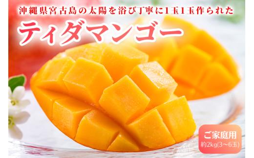 
            AI003【先行予約】2026年発送　沖縄県宮古島・完熟マンゴー2kg【ご家庭用】ティダマンゴー宮古島農園
          