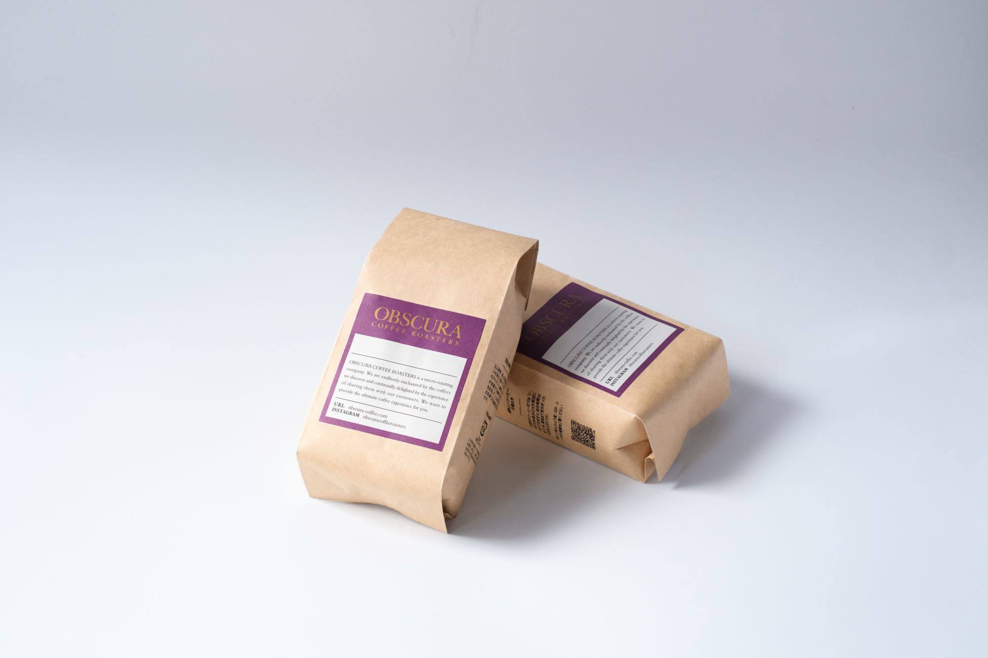 OBSCURAの珈琲豆200g×2種【飲料類 飲み物 コーヒー コーヒー豆 深煎り 中煎り 浅煎り粉 中挽きカフェ 自宅用 シェア プレゼント ギフト 贈り物】