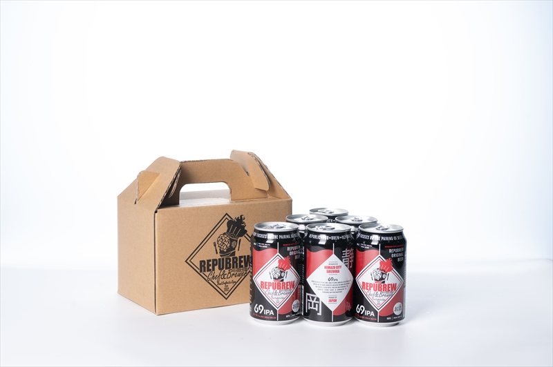 【定期便3ヶ月】クラフトビールリパブリュー　REPUBREW　69IPA（シックスティナインアイピーエー）　12本　３回お届け【 ビール お酒 静岡県 三島市 】