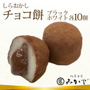 【ふるさと納税】和菓子みか登 しらおかし チョコ餅 20個（10個×2種類）入り【11246-0156】ちょこ 和菓子 洋菓子 老舗 チョコレート 餅 手土産 プレゼント バレンタイン