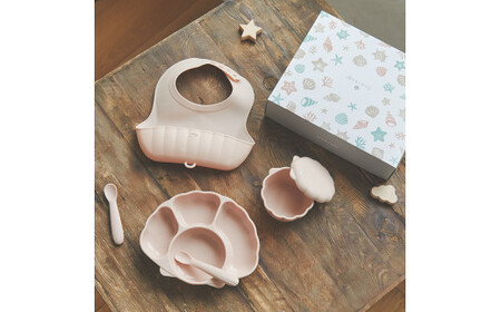 ベビー食器 5点セット（シーグラスブルー） | kerata 赤ちゃん ベビー 日用品 食器 ベビー食器 マタニティ 長野県 塩尻市