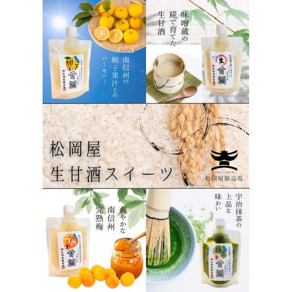 【ふるさと納税】アイス生甘酒【選べる容量】4個セット or 8個セット | 甘酒 生甘酒 アイス ゆず 抹茶 梅 スイーツ 長野県 飯田市 信州