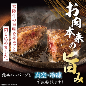 【茨城県共通返礼品】常陸牛100％ vs 常陸牛入りハンバーグの食べ比べセット （計10個入り）常陸牛使用｜ブランド牛 銘柄牛 和牛 黒毛和牛 国産 A5・A4ランク 等級 お肉 牛肉 真空 小分け 