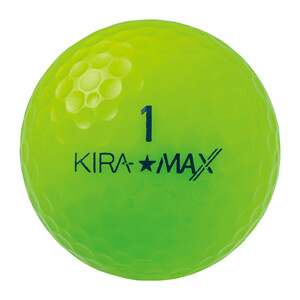ゴルフボール  KIRA MAX 12球入 1ダース【カラー：ライム】  ゴルフ キャスコ kasco