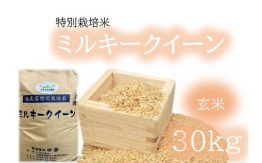 
                  ミルキークイーン（特別栽培米）玄米 30㎏【002117B】
                