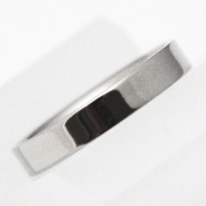 純チタン平打リング (幅3mm) 15号 | アクセサリー リング