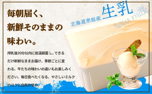 ジェラテリアGigiのイタリアンジェラート 『生乳』1000ml