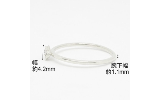 ＜サイズ:12号＞K10WGローズデザインダイヤモンドリング R4121DI-2【1765581】
