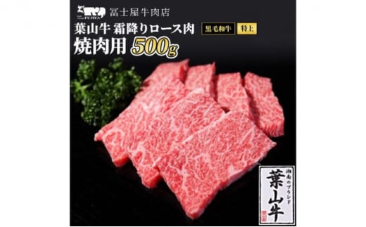 
牛肉 冨士屋牛肉店がお届けする 葉山牛 特上 ロース肉 焼肉用 500g 和牛 ロース サーロイン 焼肉 発送可能時期より順次発送予定※最大2ヶ月 [№5875-0517]
