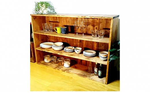 Interior G-S-S【天然無垢材】カウンター＆キッチンシェルフ＜14-11＞