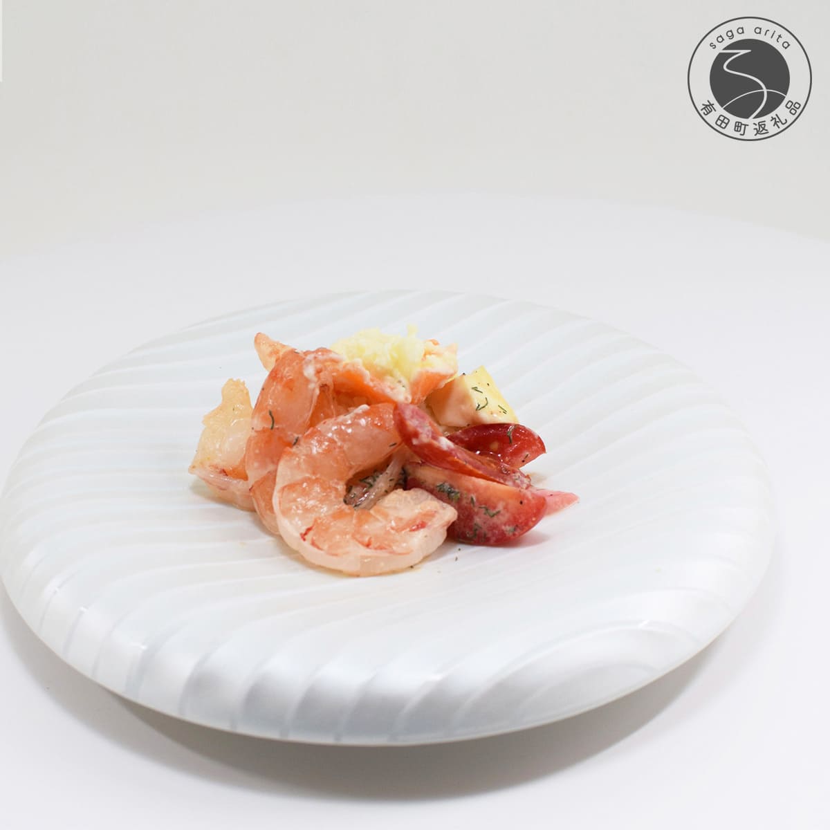 【ふるさと納税】盛り映えする器シリーズ ふんわりプレート皿（ホワイト）有田焼 幸楽窯 器 食器 白 和食 洋食 A24-92