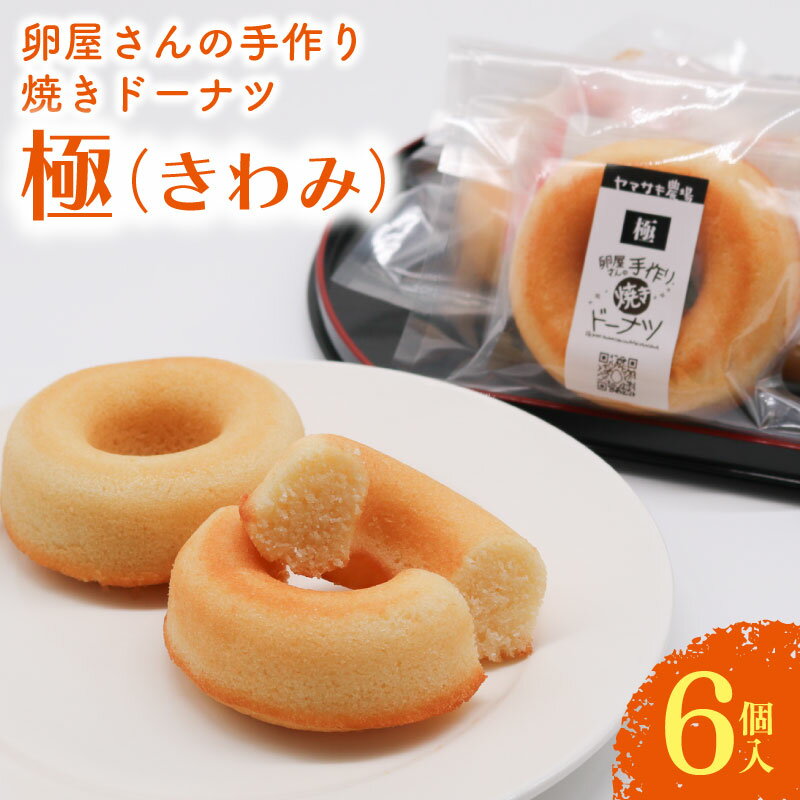 【ふるさと納税】 焼ドーナツ 極 6個入 きわみ ドーナツ 焼き菓子 お菓子 おかし 贈答用 ギフト 包装 スイーツ 人気 おすすめ たまご 卵 アルミフリー 高知県 南国市