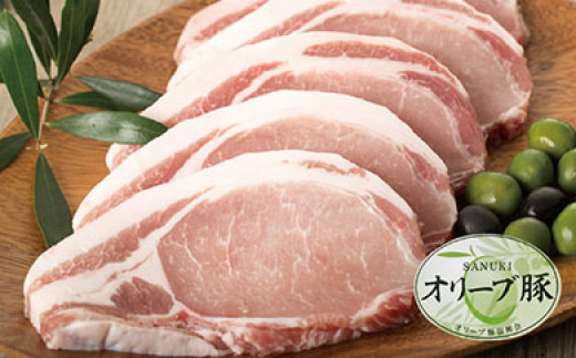 【ギフト用】豚肉 オリーブ豚 ロースとんかつ用 800g（100g×8枚）【化粧箱入り】【配送不可：離島】