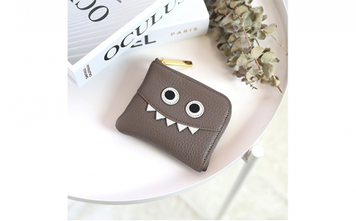 [№5258-7245]0209【オーク】思わず誰かに見せたくなるモンスターL字ミニ財布/コンパクト