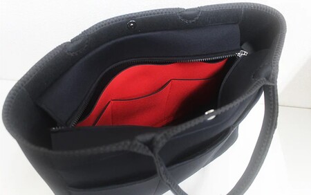 クロッツ バッグ 防水素材 3ポケトート（持手短）（チャコール）_2662R-4