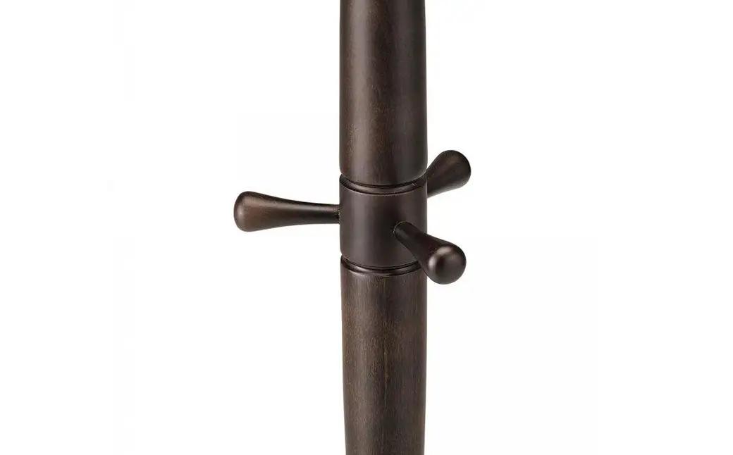 ナカタハンガー John Pole Hanger ジョン・ポールハンガー / ポール ハンガー 高さ 175cm スモークブラウン 木製 中田工芸 ハンガーフック 帽子掛け 洋服掛け 収納 スリム シ