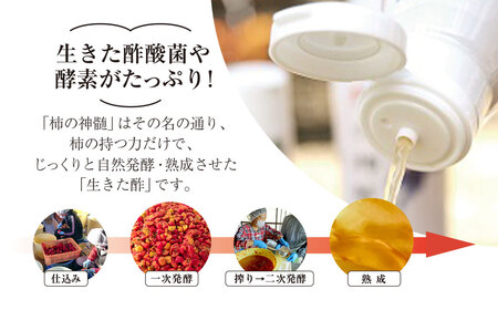 香取市産 酵素酢 柿の神髄 / ギフト缶レギュラー(500ml×1本入・贈答可) KTRAK001 / 酢 柿酢 酵素 贈答 ギフト 贈り物 プレゼント ギフト缶 缶入り 健康習慣 健康