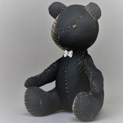 ふるさと納税 桐生市 TRICOLUMで制作したテディベア「えんとくん　Originals」(ゴールド)